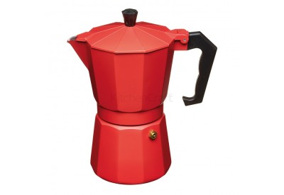 Kitchen Craft Le 'Xpress Italian Style Espresso Maker (6 Cup / 290ml) RED